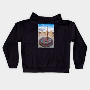 Solar Clock at The Walls of Avila Kids Hoodie